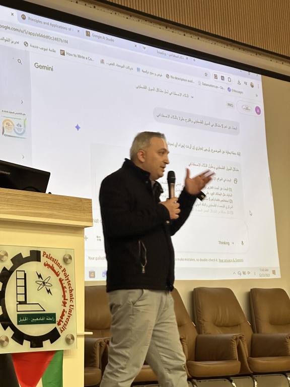 بالسوفت تنظم ورشة عمل متخصصة بعنوان "Smart Learning: Mastering AI for Academic Success"  في جامعة بوليتكنك فلسطين